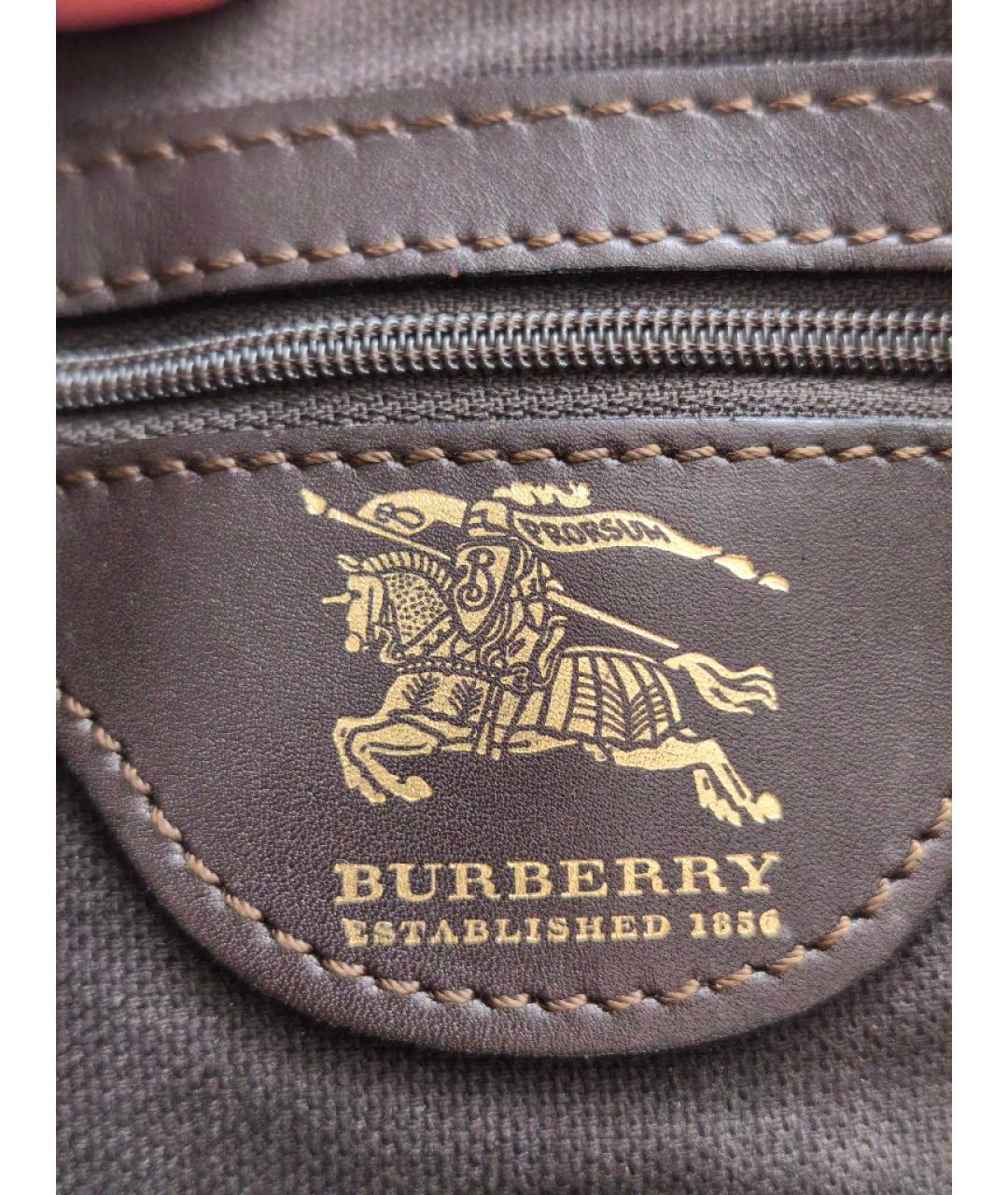 BURBERRY Бежевая сумка с короткими ручками, фото 6