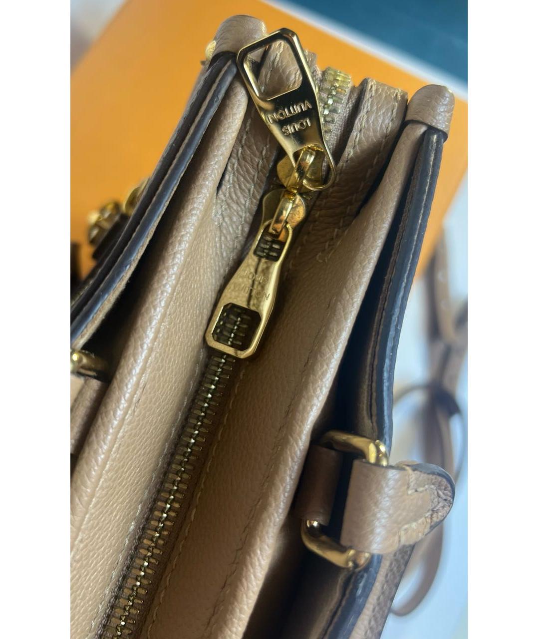 LOUIS VUITTON Коричневая сумка с короткими ручками, фото 3