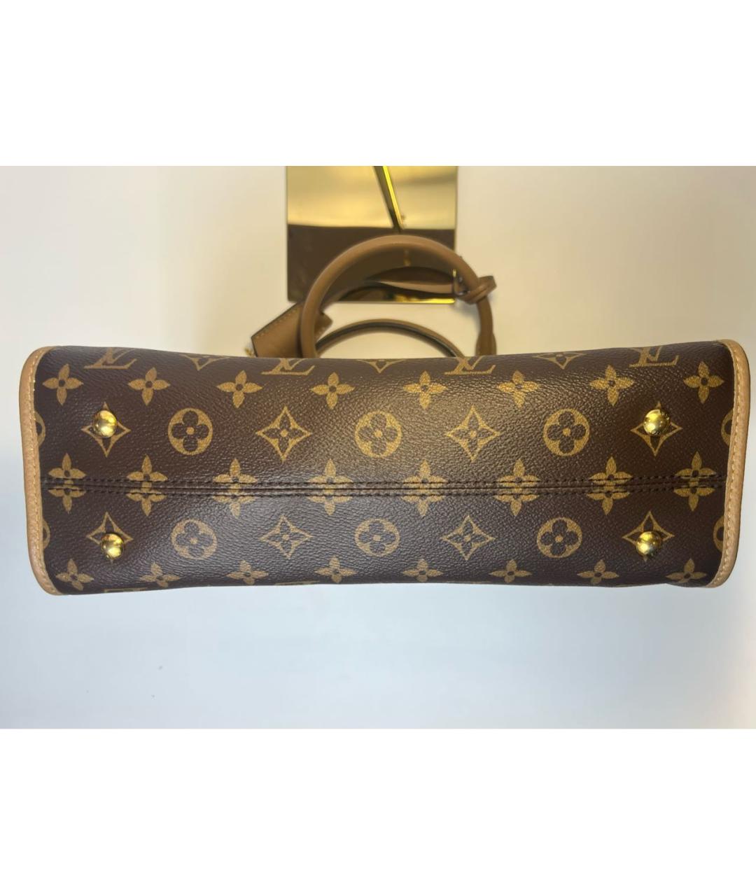 LOUIS VUITTON Коричневая сумка с короткими ручками, фото 7