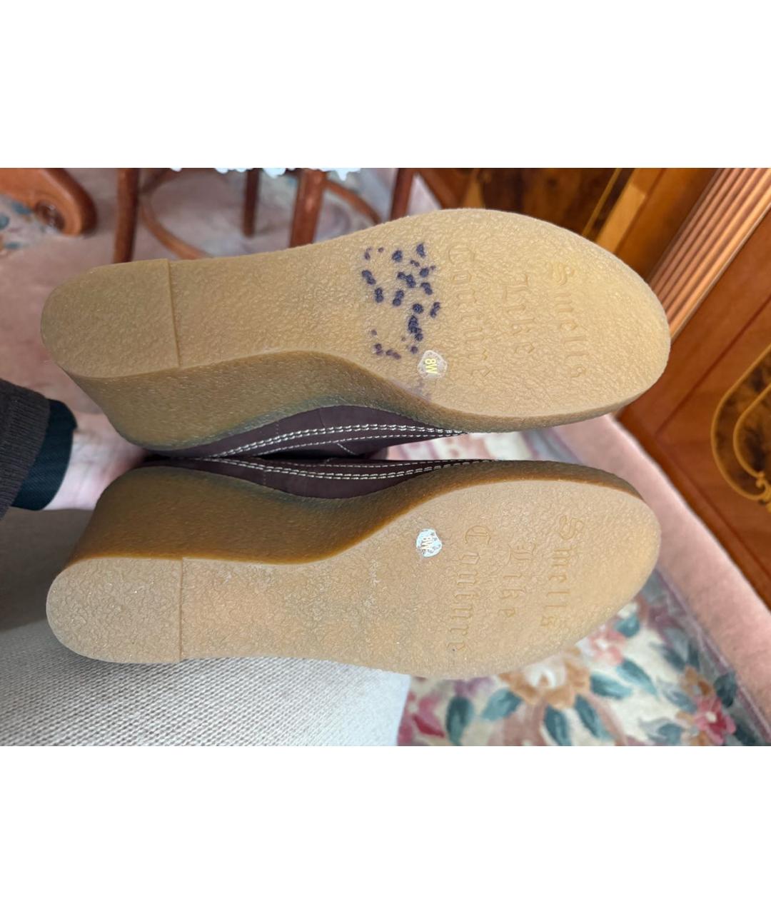 JUICY COUTURE Коричневые кожаные сапоги, фото 4