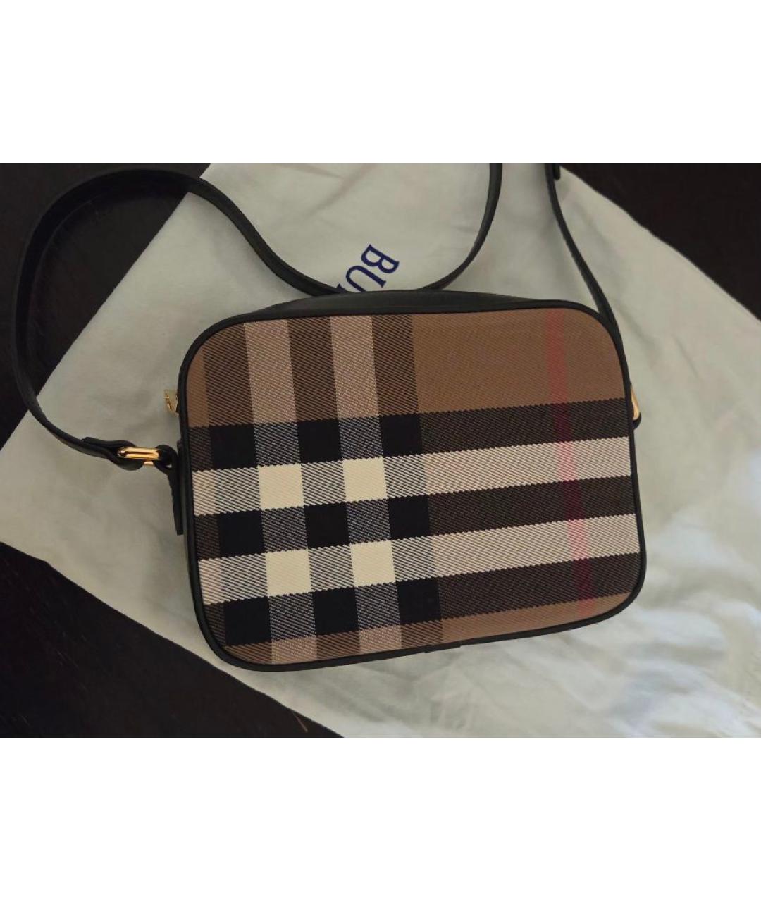 BURBERRY Коричневая сумка через плечо, фото 3