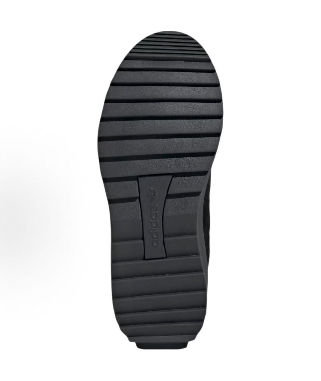 ADIDAS Черные замшевые высокие кроссовки / кеды, фото 4