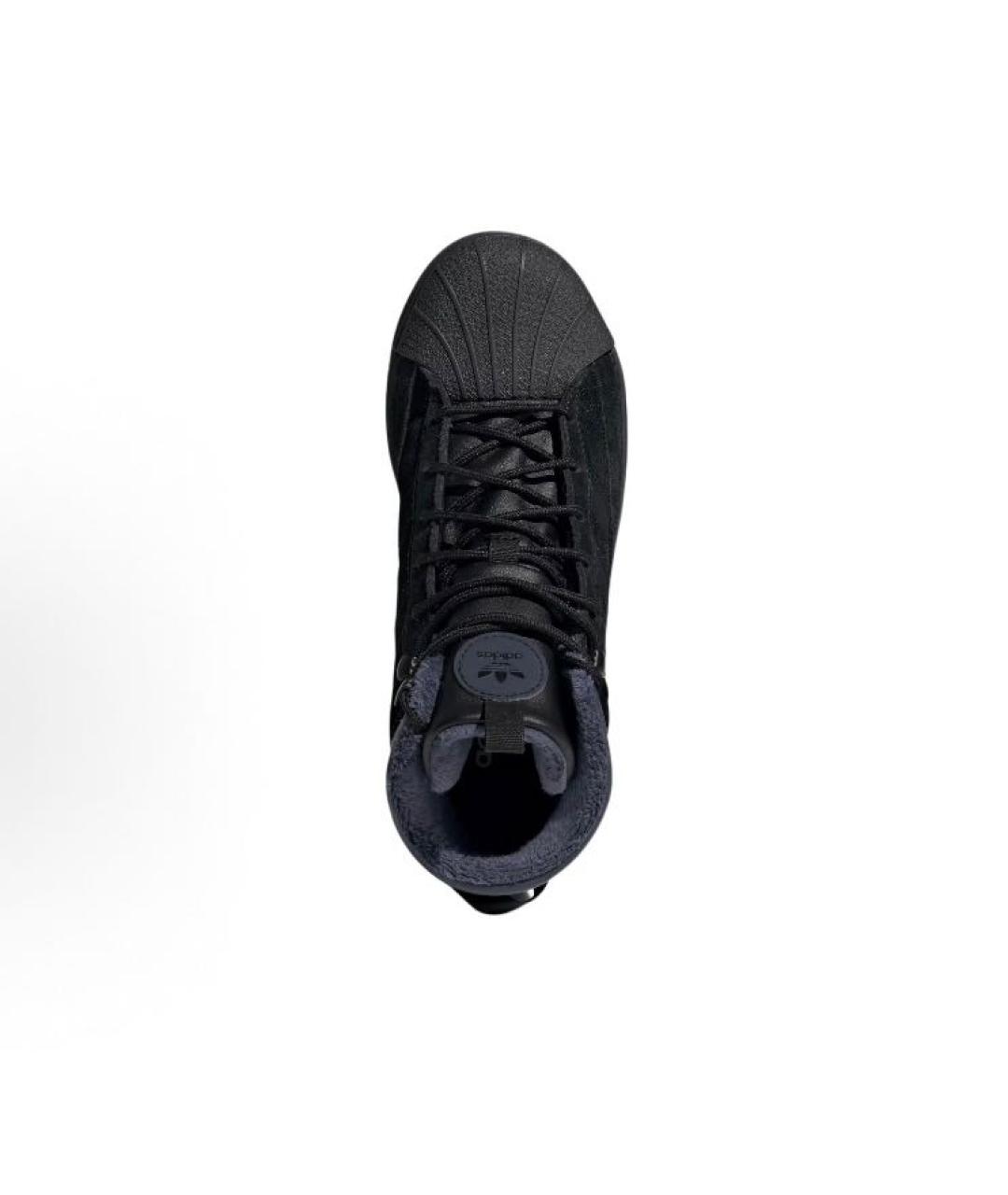 ADIDAS Черные замшевые высокие кроссовки / кеды, фото 3