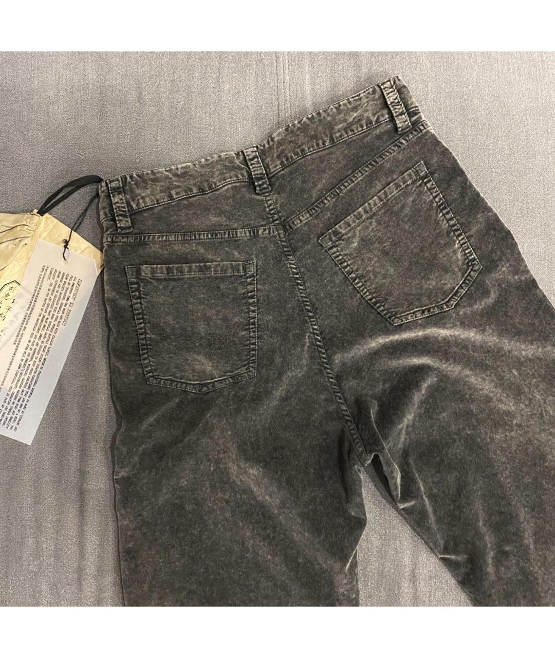 UMA WANG Серые прямые джинсы, фото 6