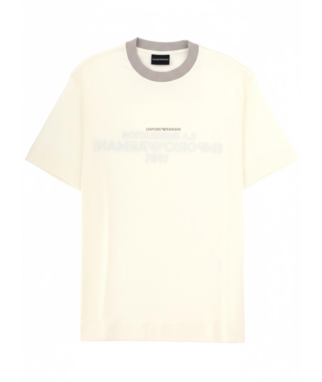 EMPORIO ARMANI Хлопковая футболка, фото 1