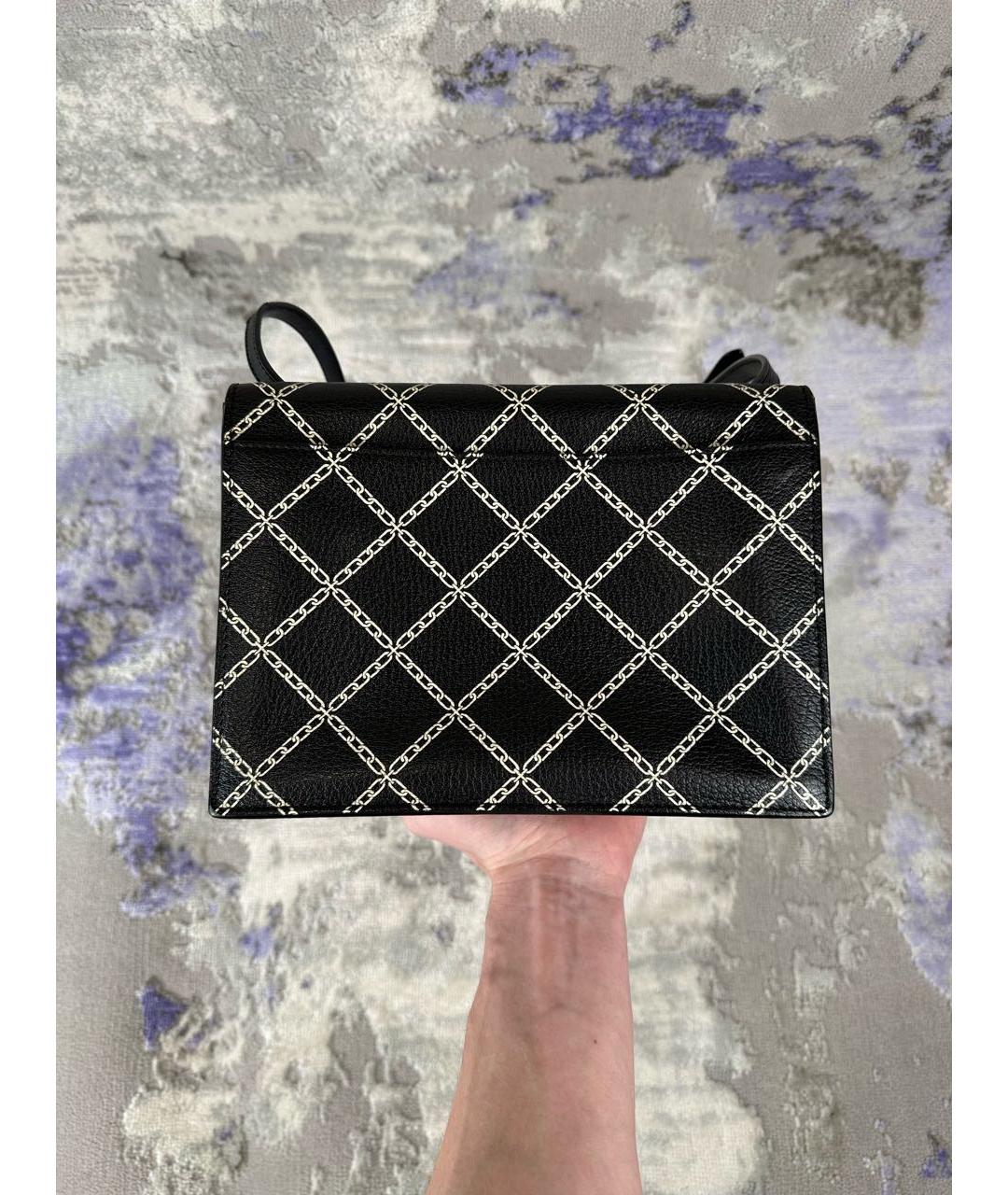 BURBERRY Черная кожаная сумка через плечо, фото 3