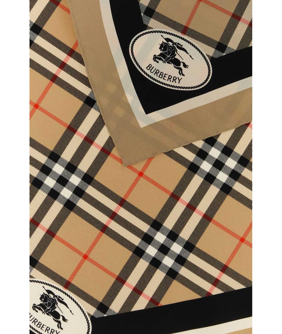 BURBERRY Мульти шелковый шарф, фото 2