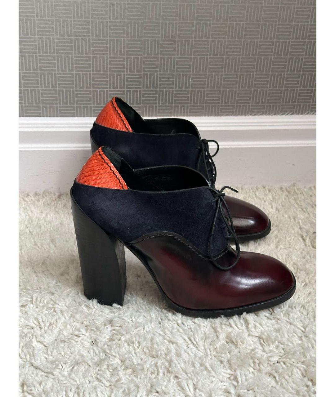 JIL SANDER Мульти кожаные брогги и оксфорды, фото 8