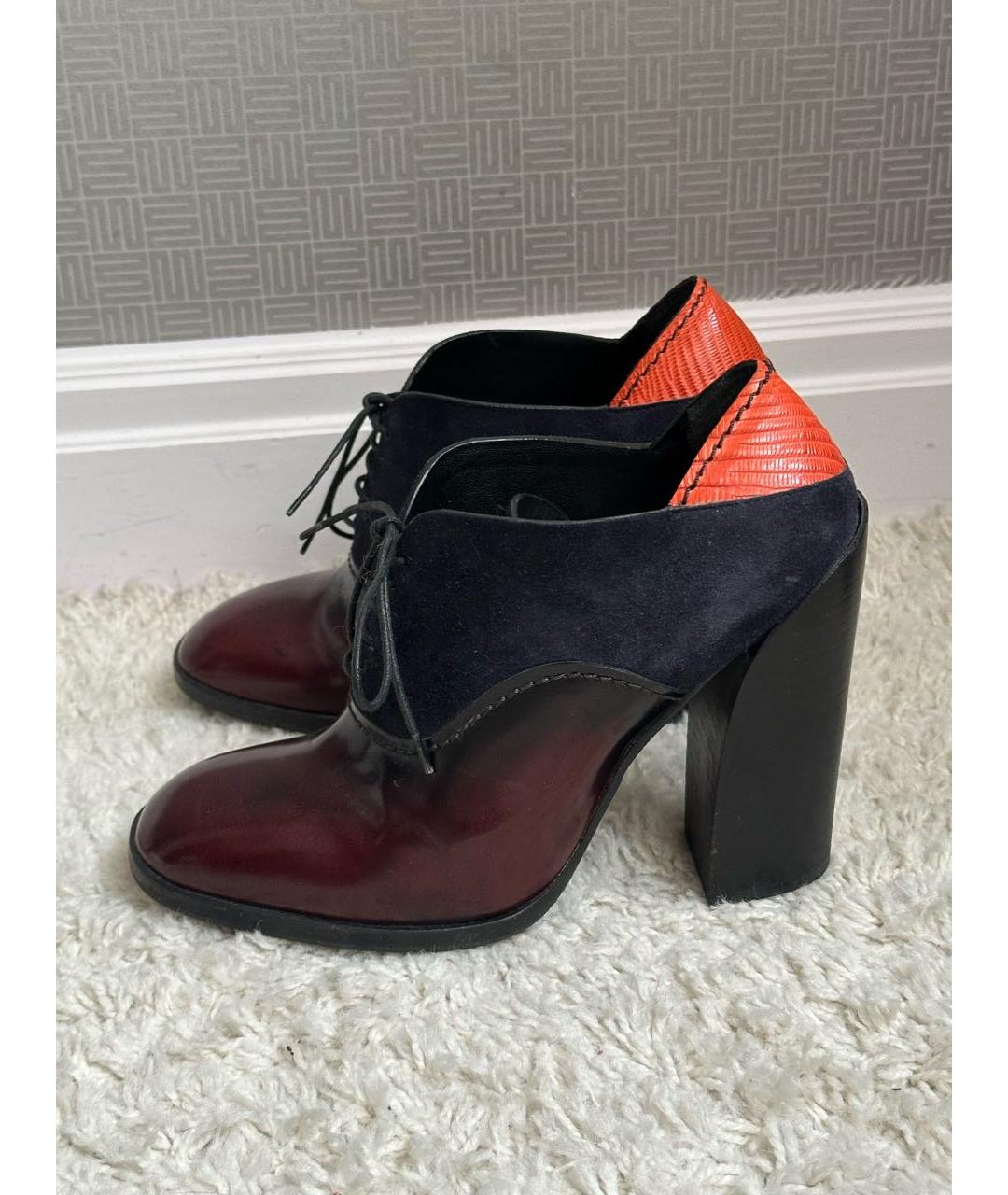 JIL SANDER Мульти кожаные брогги и оксфорды, фото 3