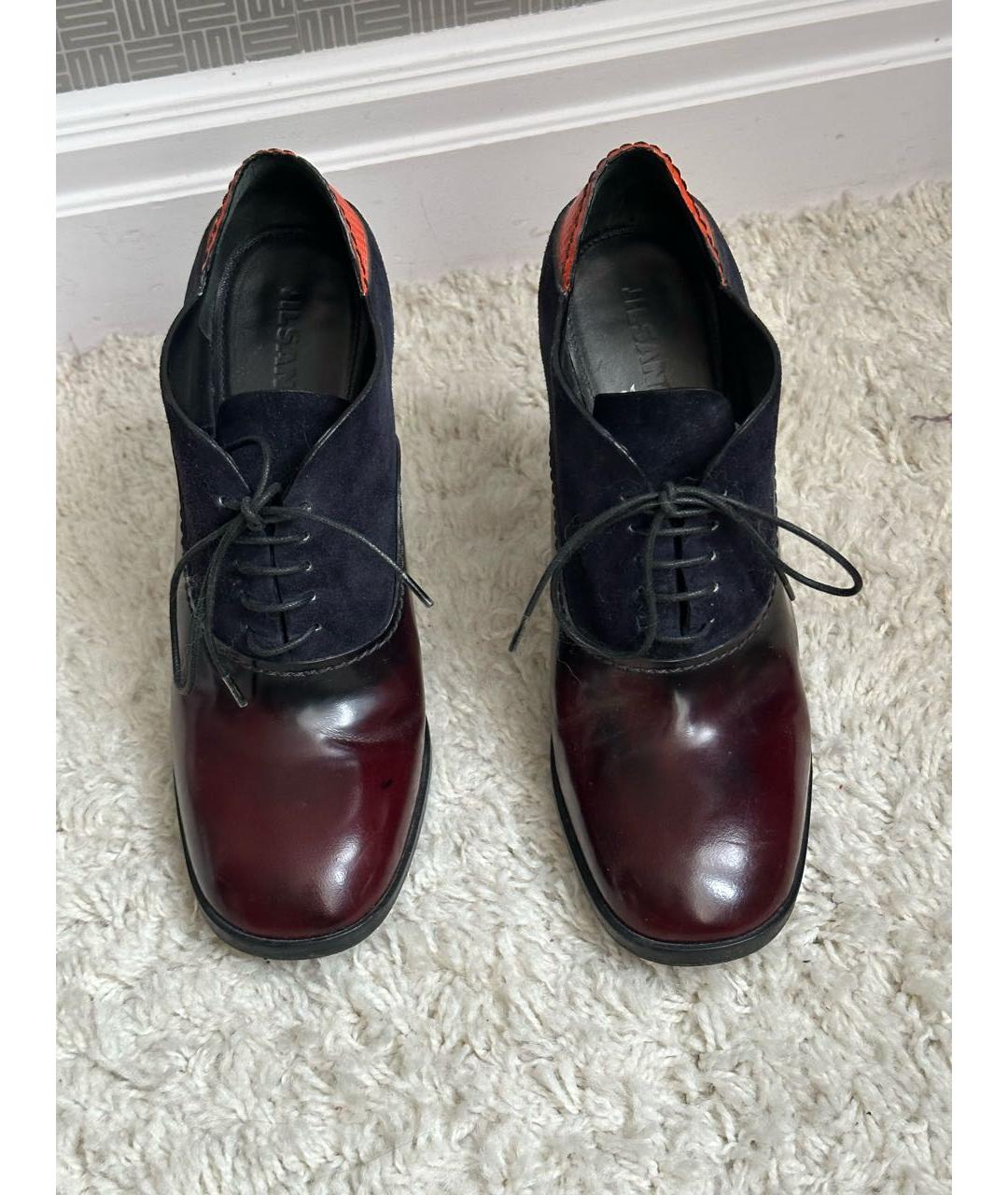 JIL SANDER Мульти кожаные брогги и оксфорды, фото 2