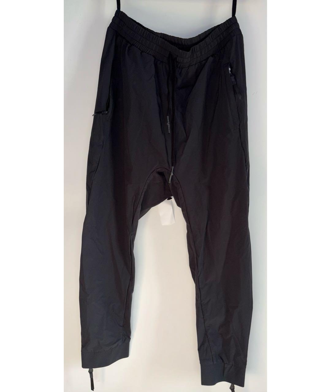 11 BY BORIS BIDJAN SABERI Черные повседневные брюки, фото 7