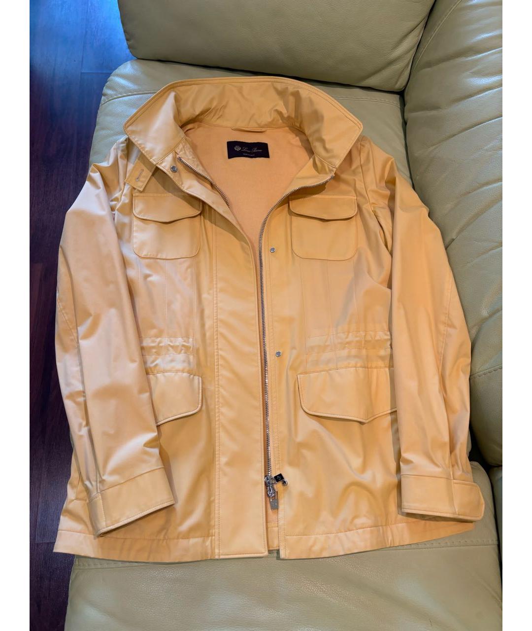LORO PIANA Горчичная хлопковая куртка, фото 2