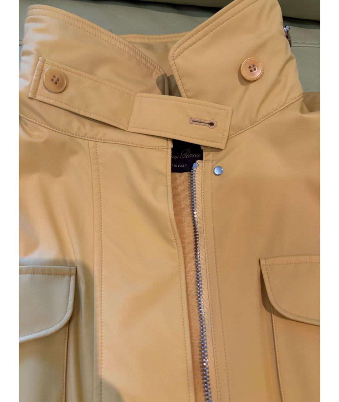 LORO PIANA Горчичная хлопковая куртка, фото 3