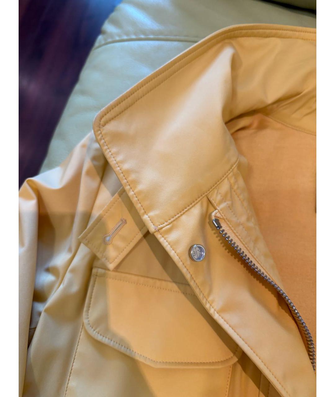LORO PIANA Горчичная хлопковая куртка, фото 4