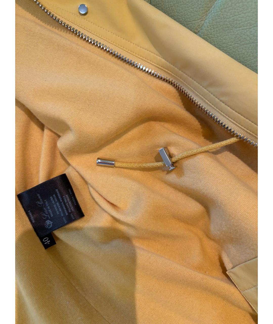 LORO PIANA Горчичная хлопковая куртка, фото 6