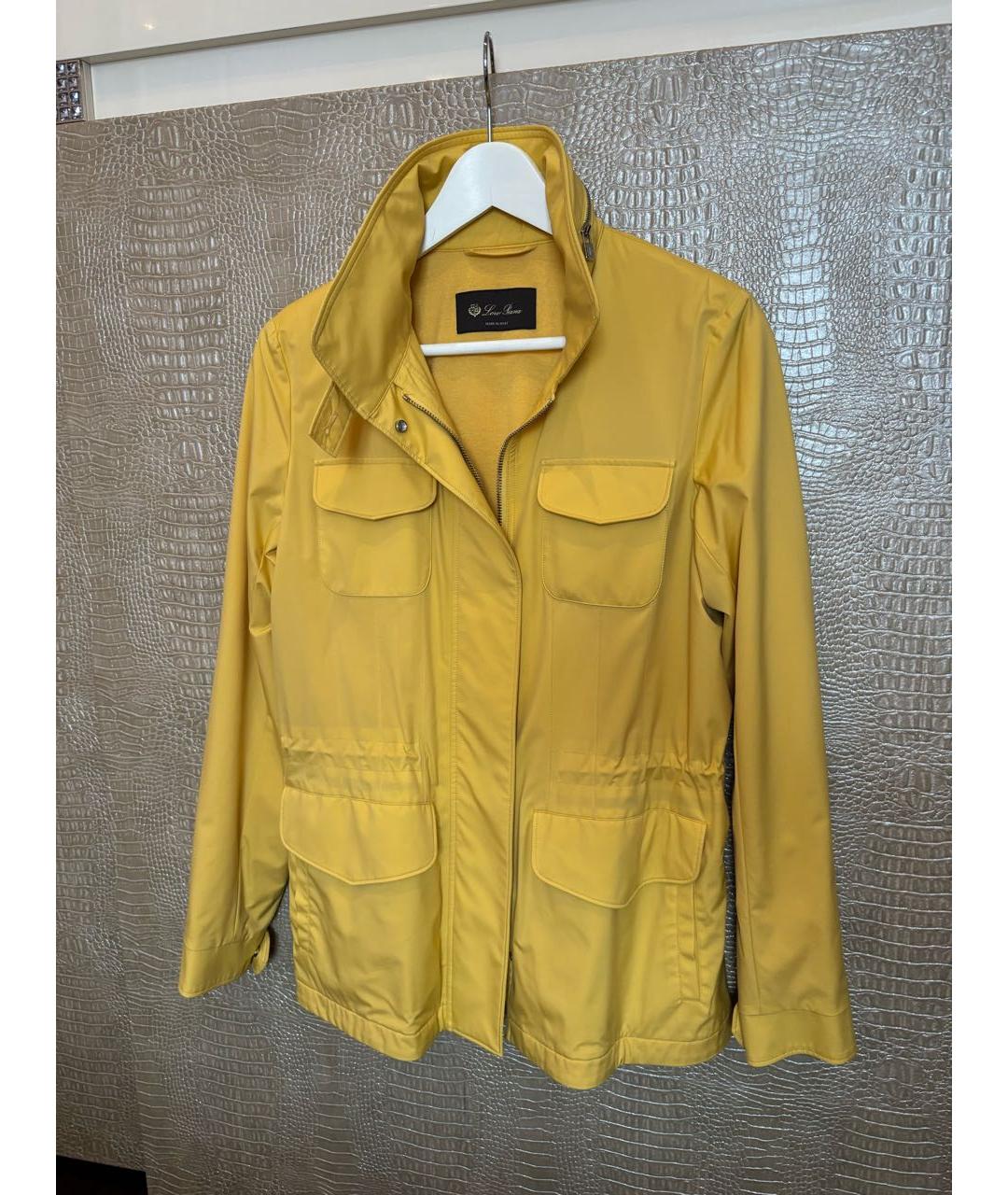LORO PIANA Горчичная хлопковая куртка, фото 8