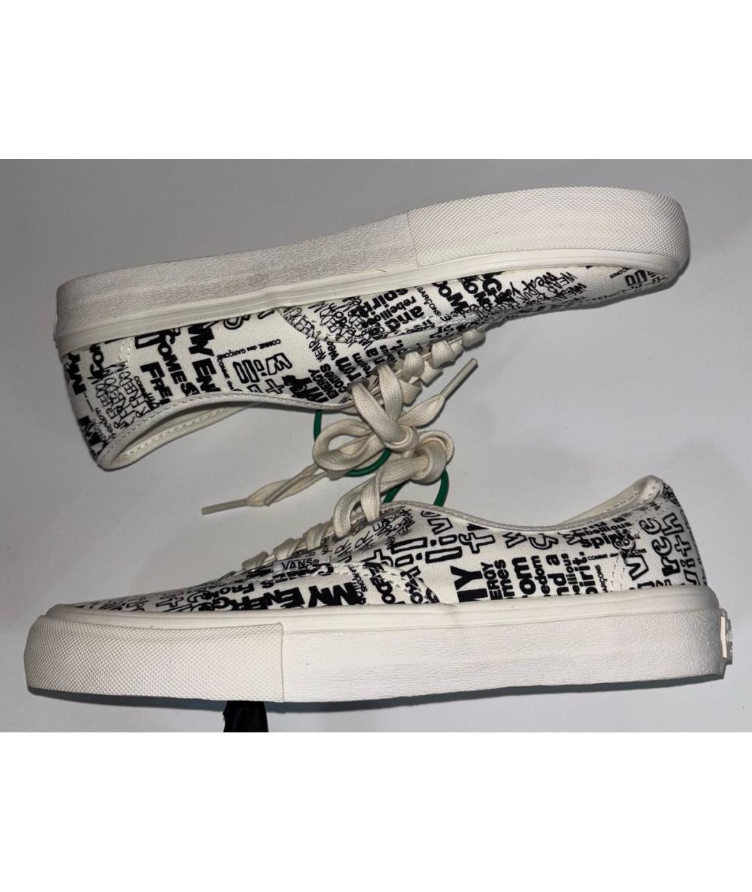 COMME DES GARÇONS Бежевые низкие кроссовки / кеды, фото 7