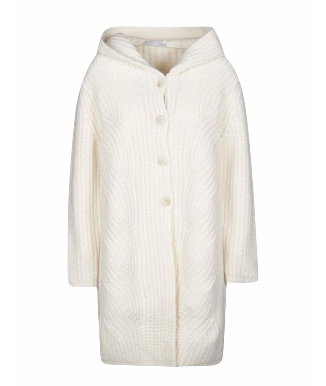 FABIANA FILIPPI Белый шерстяной кардиган, фото 1