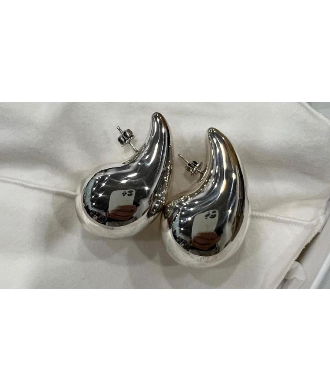 BOTTEGA VENETA Серебряные серебряные серьги, фото 5