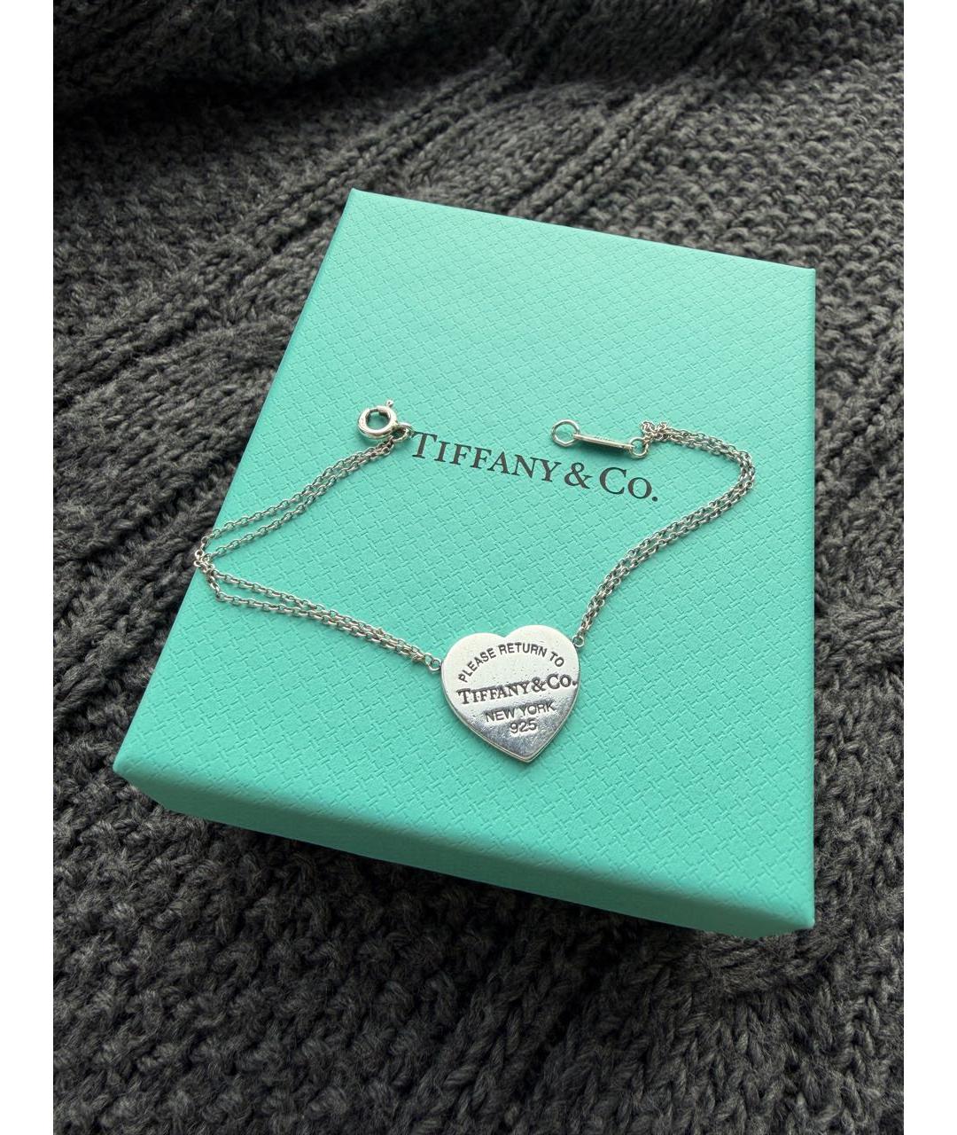 TIFFANY&CO Серебрянный серебряный браслет, фото 6