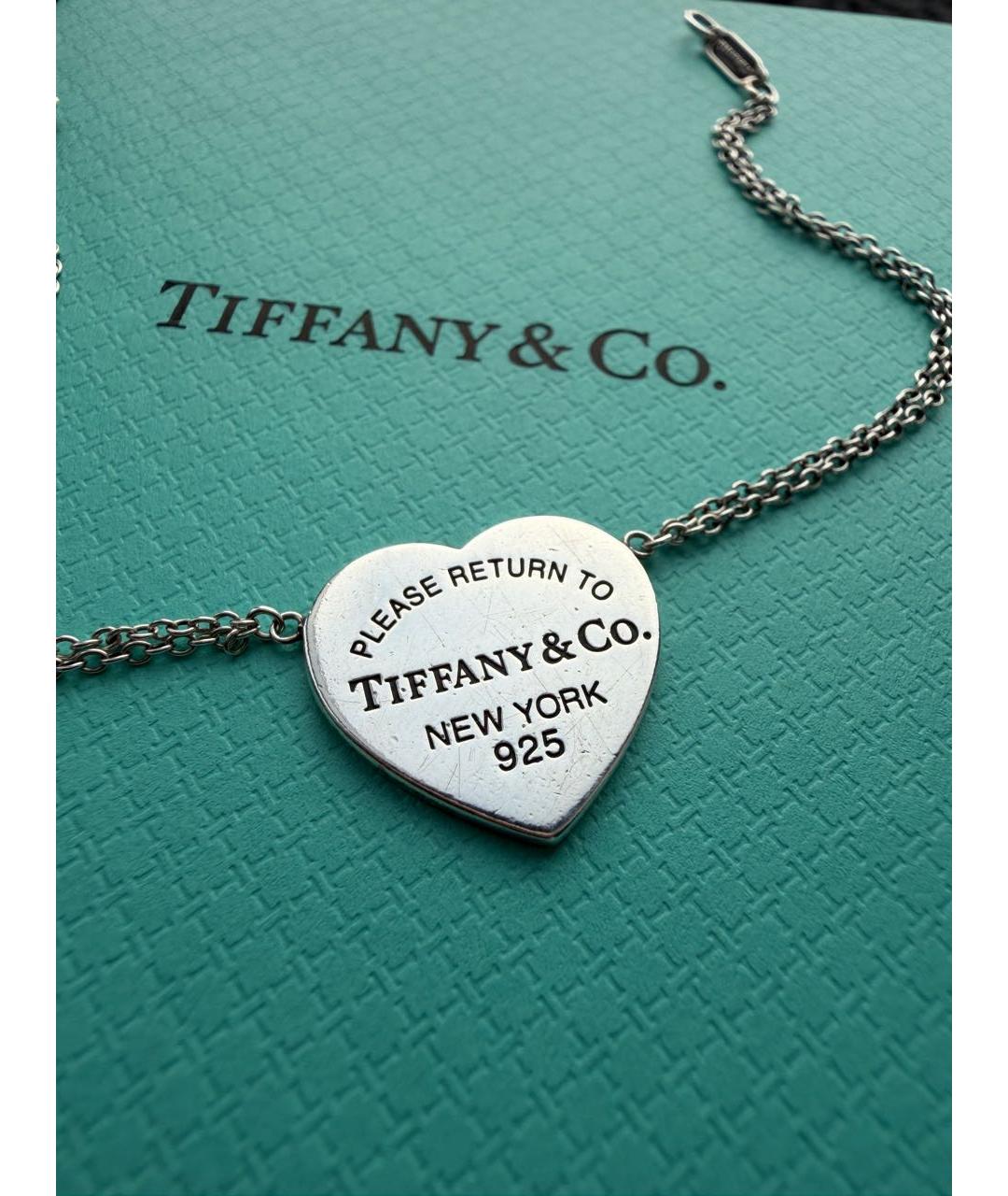 TIFFANY&CO Серебрянный серебряный браслет, фото 4