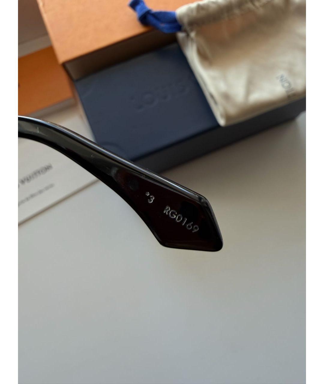 LOUIS VUITTON Черные пластиковые солнцезащитные очки, фото 7