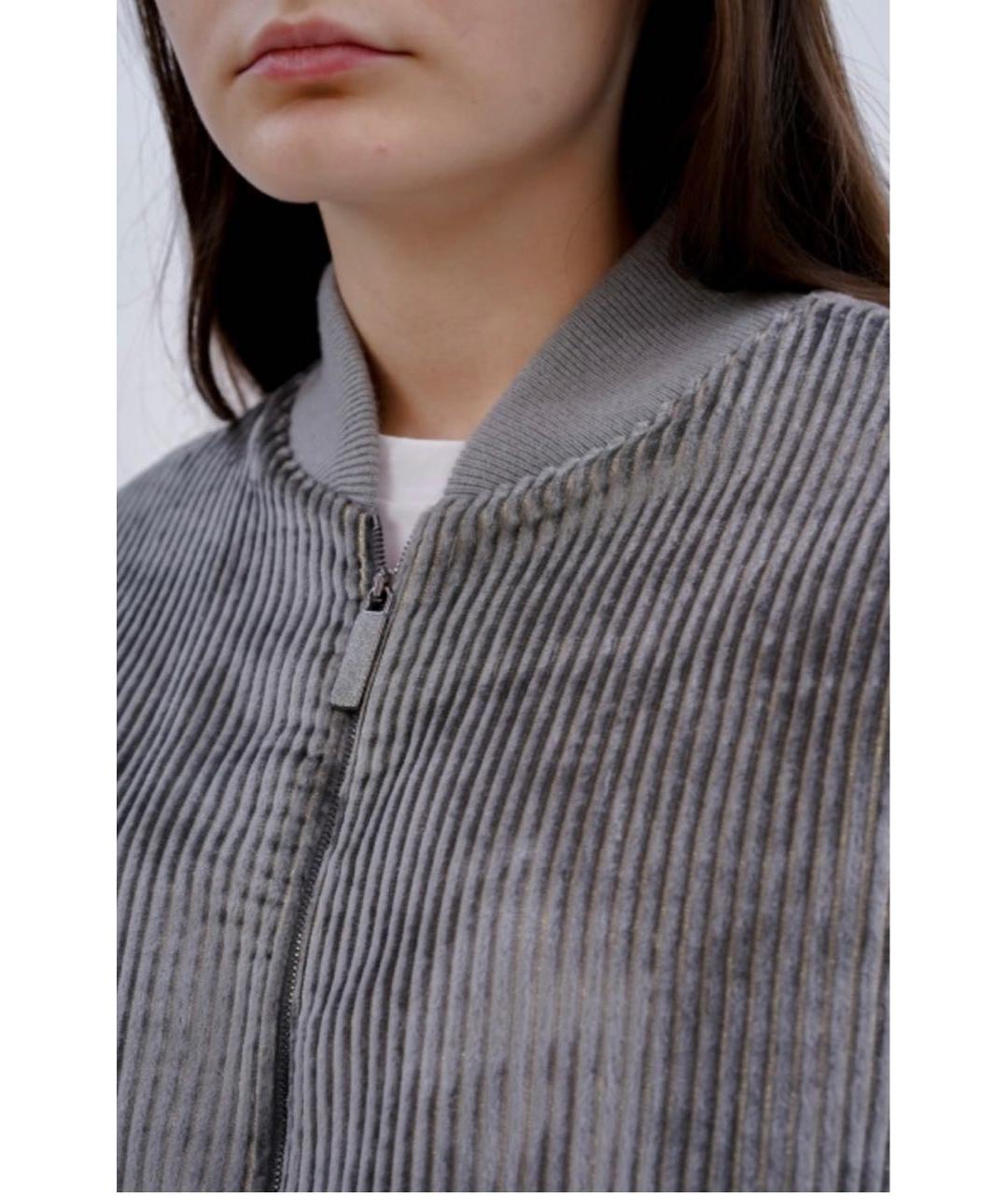 FABIANA FILIPPI Серые брюки узкие, фото 4