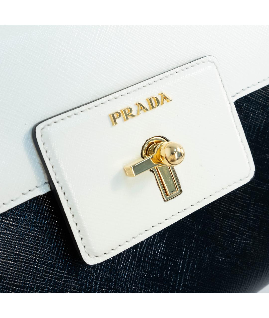 PRADA Мульти кожаная сумка с короткими ручками, фото 4