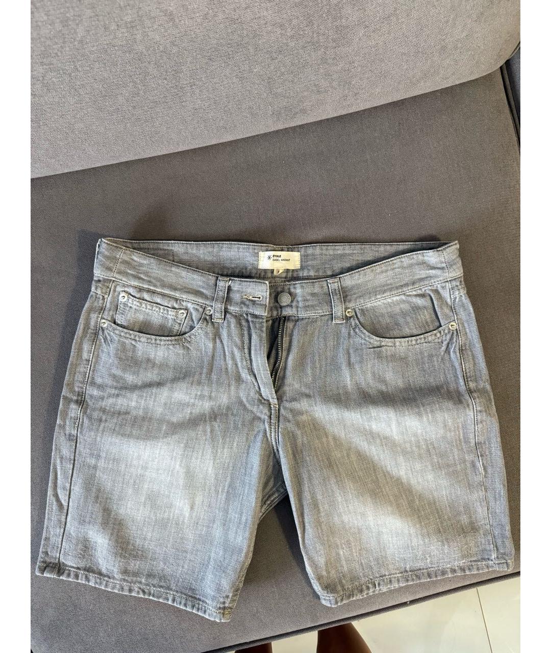 ISABEL MARANT Серые деним шорты, фото 5