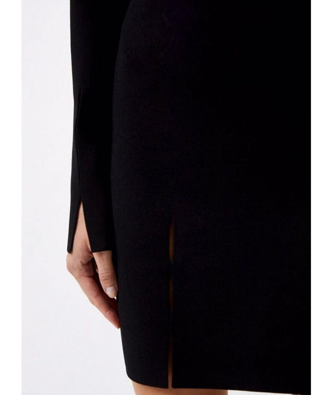 HELMUT LANG Черное вискозное платье, фото 4
