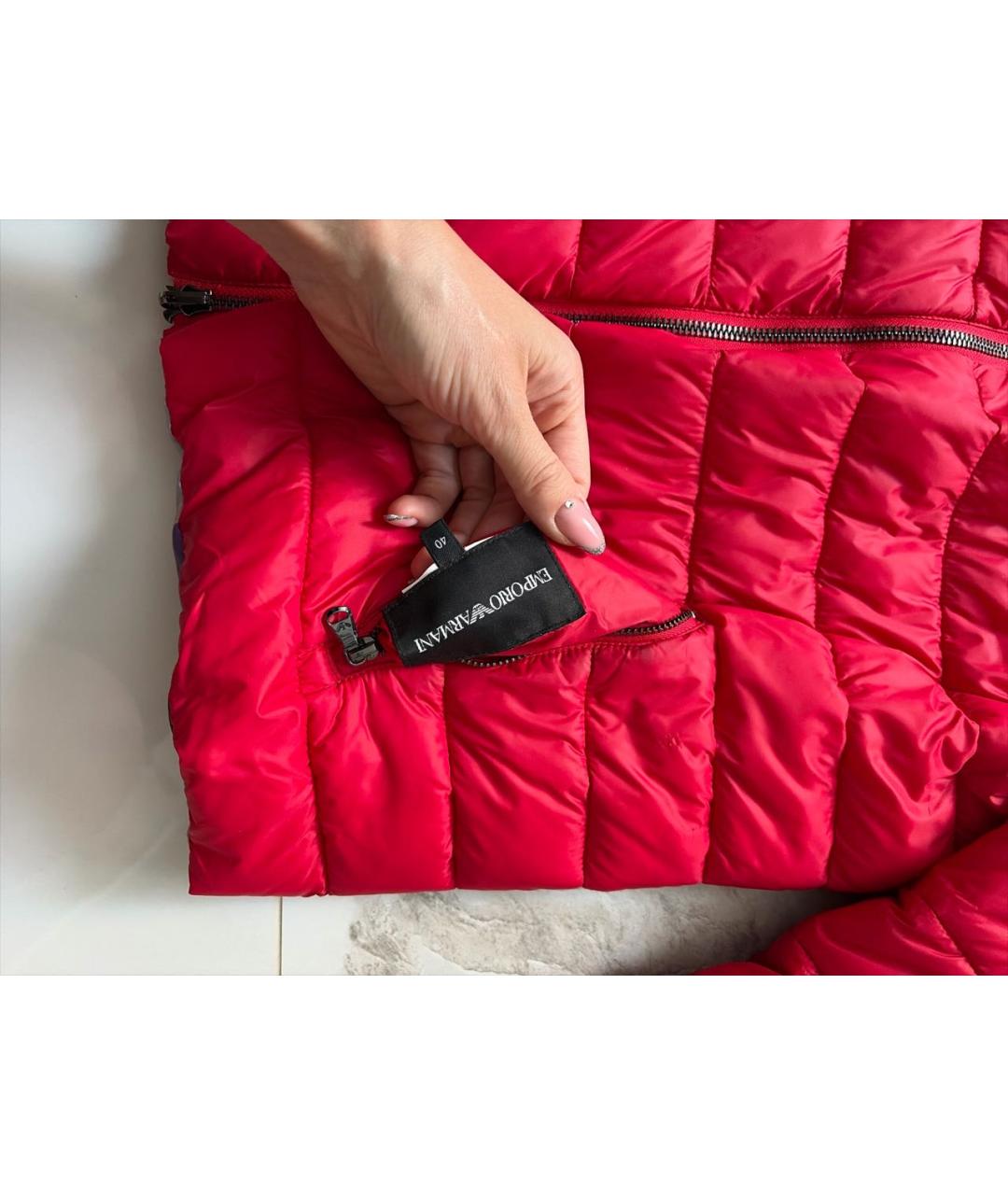 EMPORIO ARMANI Мульти полиэстеровая куртка, фото 5
