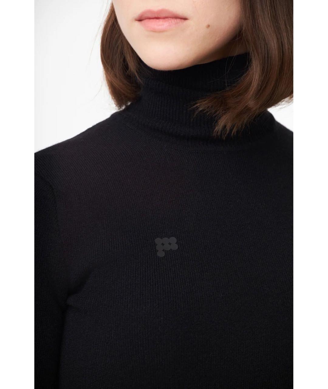 THE PANGAIA Черная кашемировая водолазка, фото 4