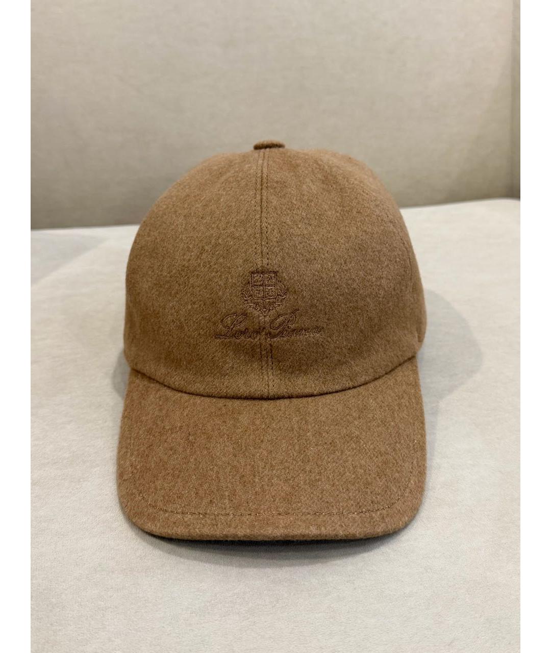 LORO PIANA Оранжевая кашемировая кепка/бейсболка, фото 5