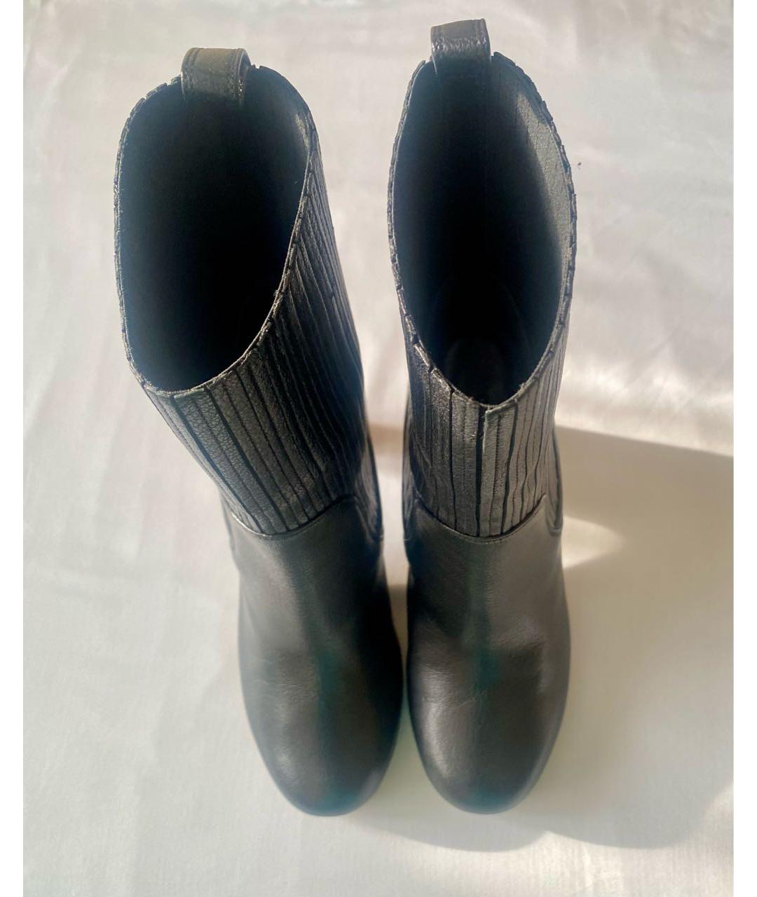 GUCCI Коричневые кожаные полусапоги, фото 3