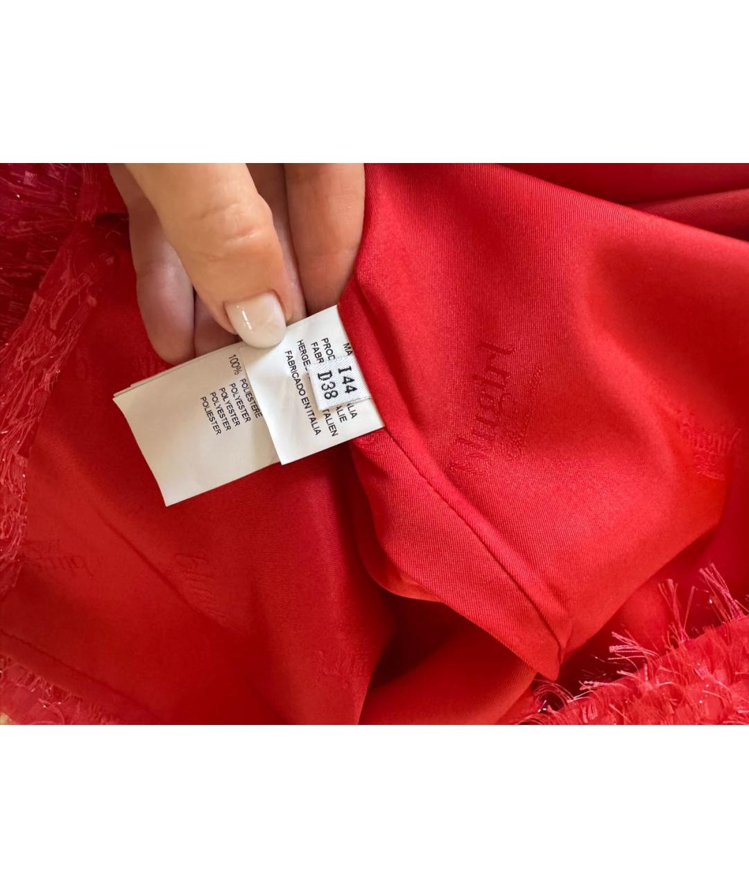 BLUGIRL Розовое полиэстеровое вечернее платье, фото 8