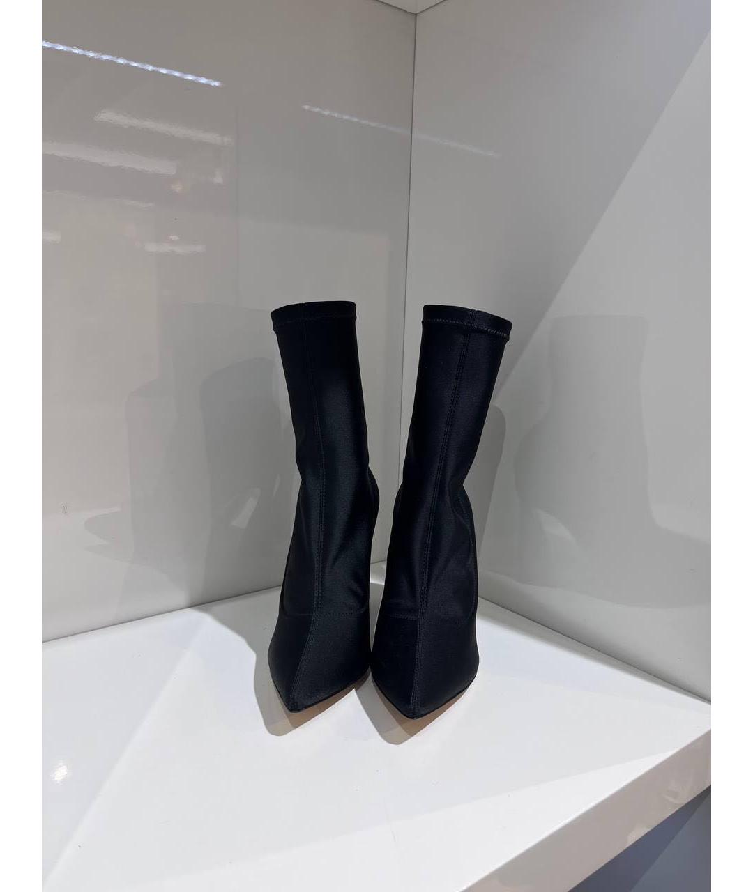 GIANVITO ROSSI Черные текстильные ботильоны, фото 3