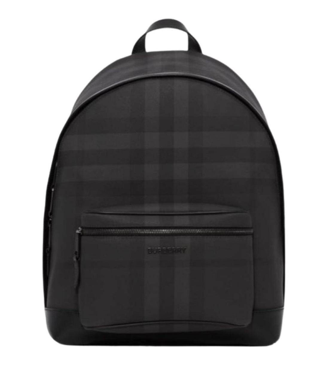 BURBERRY Антрацитовый рюкзак из искусственной кожи, фото 9