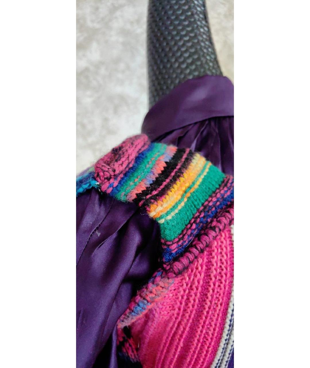 ROBERTO CAVALLI Мульти шерстяная жилетка, фото 8