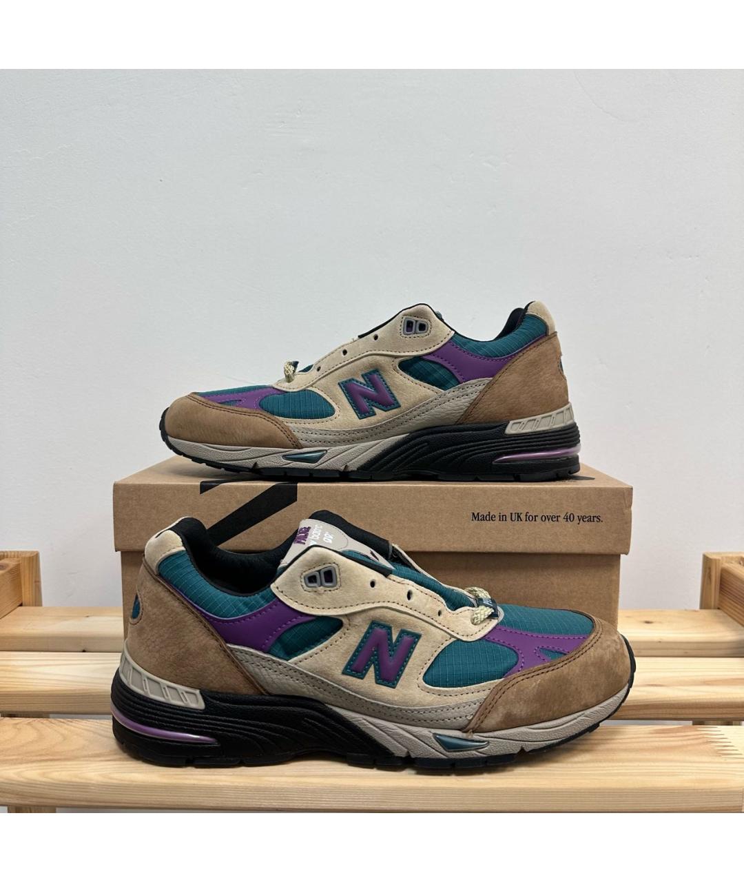 NEW BALANCE Кожаные низкие кроссовки / кеды, фото 3