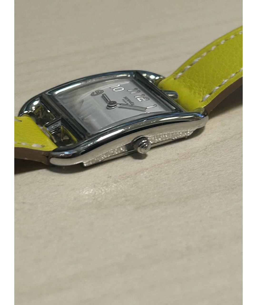 HERMES Серебряные стальные часы, фото 4