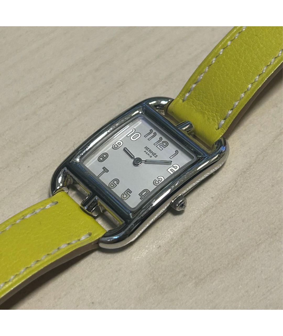 HERMES Серебряные стальные часы, фото 2
