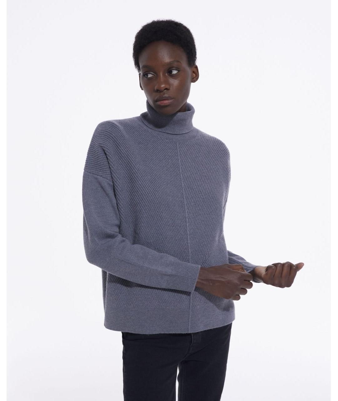 THE KOOPLES Серый шерстяной джемпер / свитер, фото 6