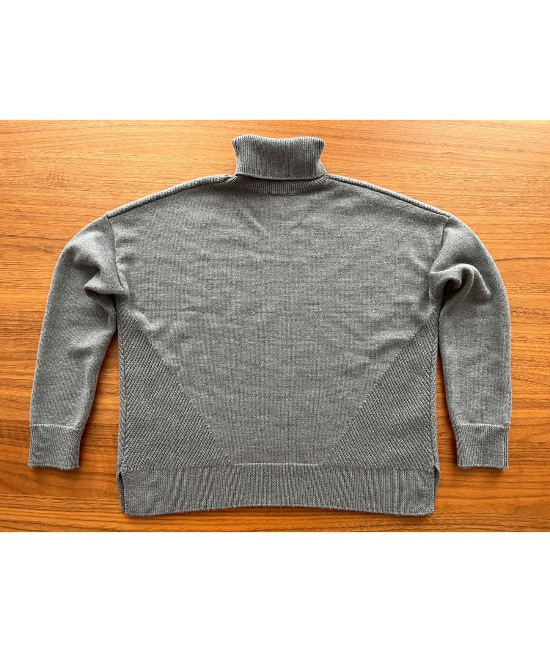 THE KOOPLES Серый шерстяной джемпер / свитер, фото 5