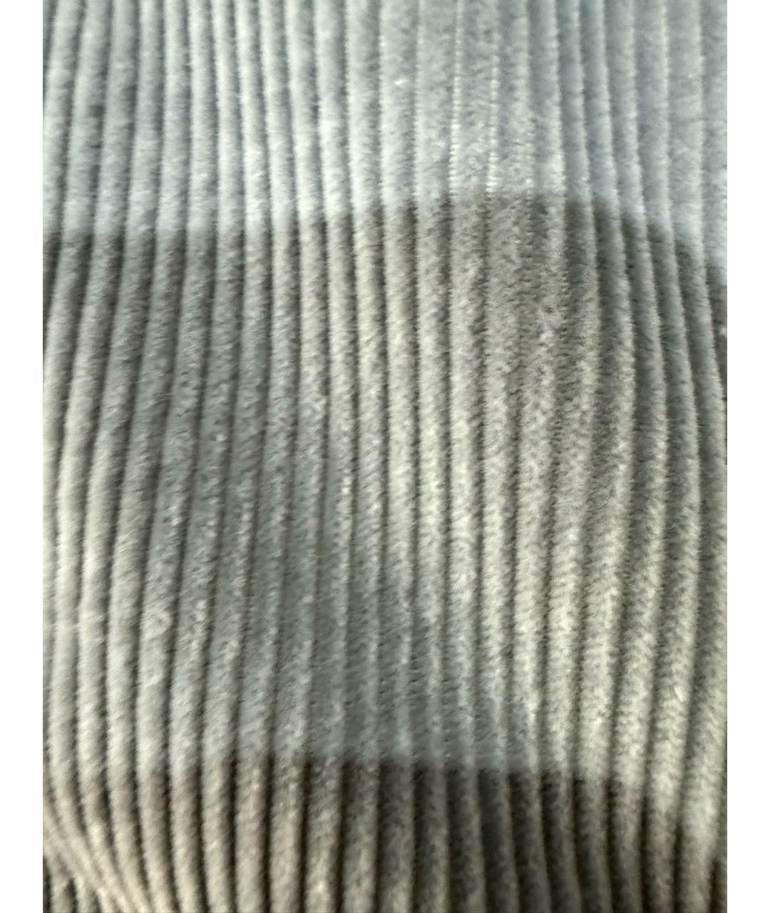 ELEVENTY Серые хлопковые прямые брюки, фото 4