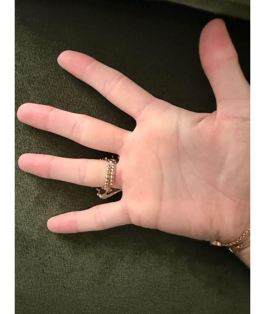 GUCCI Золотое позолоченное кольцо, фото 6