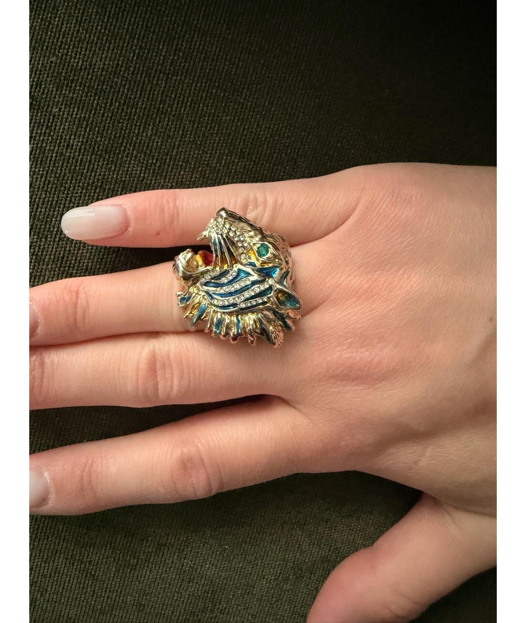 GUCCI Золотое позолоченное кольцо, фото 5