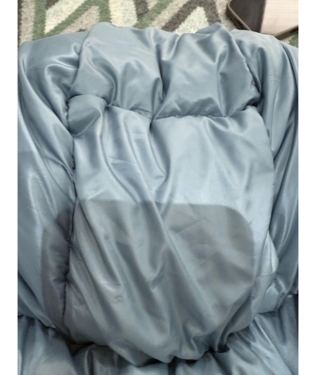 MAX MARA Голубой вискозный пуховик, фото 4