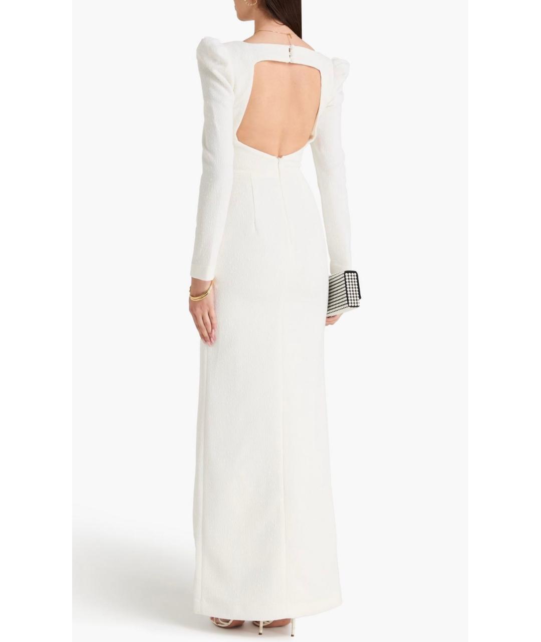 REBECCA VALLANCE Белое полиэстеровое вечернее платье, фото 3