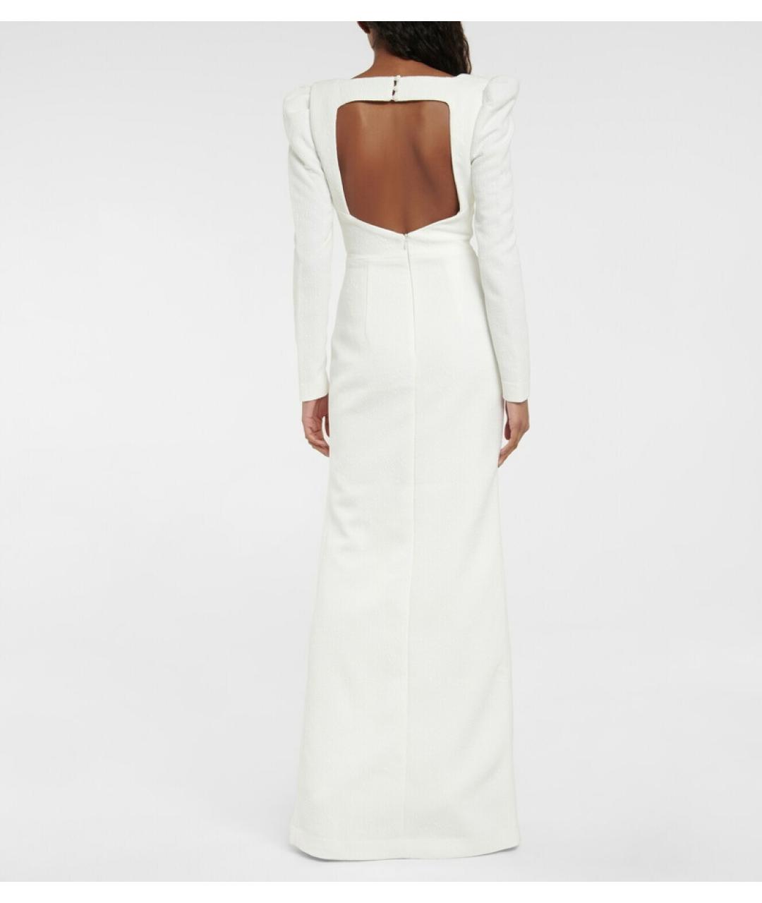 REBECCA VALLANCE Белое полиэстеровое вечернее платье, фото 5