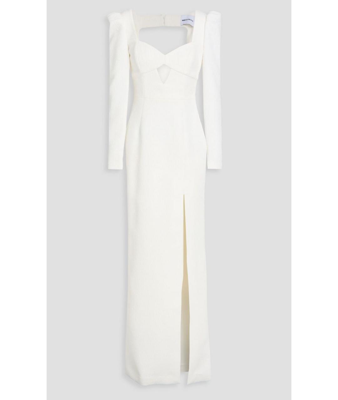 REBECCA VALLANCE Белое полиэстеровое вечернее платье, фото 7